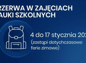 Zmiana terminu ferii zimowych 4/01-17/01