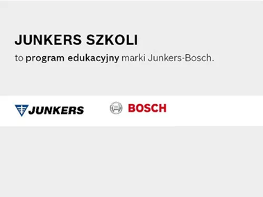Grafika informacyjna - program szkoleniowy Junkers Bosch