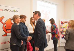 Uroczystość wręczenie nagród w plebiscycie "Młoda krew ratuje życie 2022"