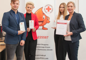 Uroczystość wręczenie nagród w plebiscycie "Młoda krew ratuje życie 2022"