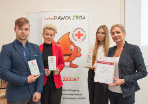 Uroczystość wręczenie nagród w plebiscycie "Młoda krew ratuje życie 2022"