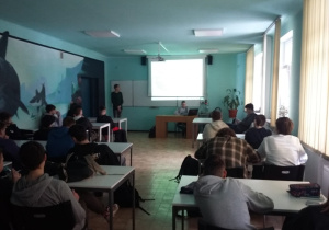 Uczniowie Technikum nr 3 podczas konferencji zorganizowanej przez grupę "Koneserzy"