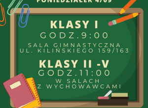 Rozpoczęcie roku szkolnego 2023/2024