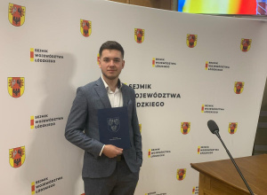 Nasz uczeń w Młodzieżowym Sejmiku Województwa Łódzkiego