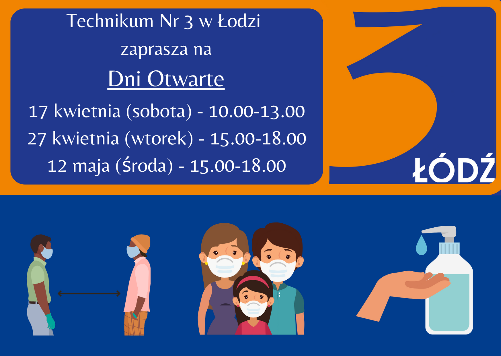 infografika - srodki bezpieczenstwa podczas dni otwartych