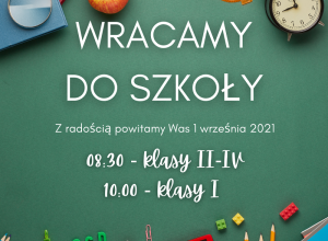 Rozpoczęcie roku szkolnego 2021/22