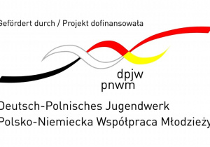 Logo Deutsch-Polnisches Jugendwerk - Polsko-Niemiecka Współpraca Młodzieży, dzięki któremu mogliśmy spotkać się z kolegami z Niemiec
