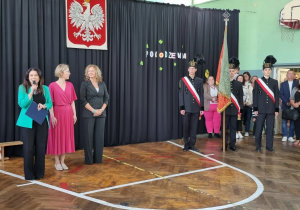 Dyrekcją podczas ślubowania