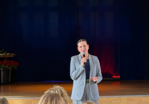 Wiceprezydent M.Moskwa-Wodnicia podczas uroczystości wręczenia nagród