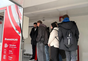 Uczniowie podczas szkolenia IMMERGAS