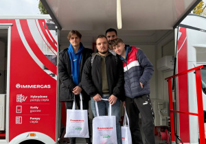 Uczniowie podczas szkolenia IMMERGAS
