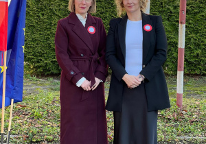 Dyrekcja podczas obchodów 11 listopada