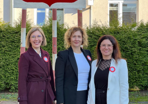 Dyrekcja podczas obchodów 11 listopada