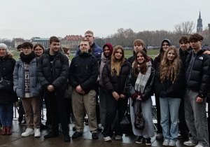 Uczniowie podczas wycieczki do Drezna