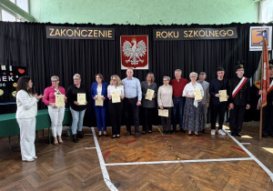 Wręczenie listów gratulacyjnych dla rodziców