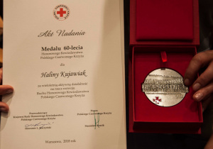 Medal dla opiekuna Szkolnego Koła Krwiodawstwa