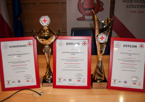 Dyplomy uznania dla szkolnych krwiodawców
